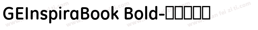 GEInspiraBook Bold字体转换